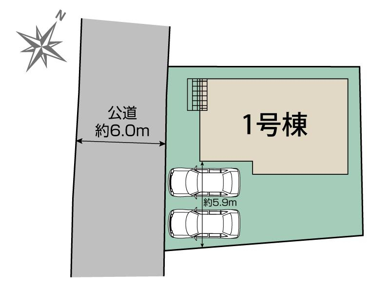 ブルーミングガーデン八千代市大和田新田１棟の見取り図