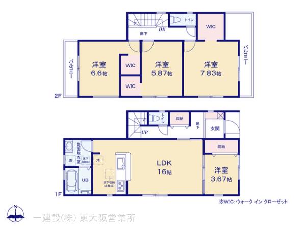 リーブルガーデン大和高田三和町の見取り図