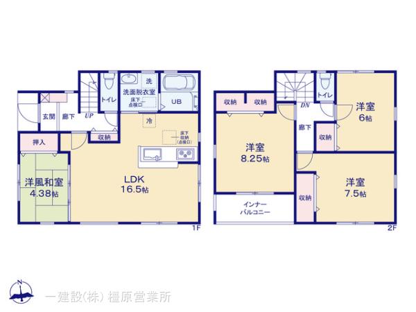 リーブルガーデン葛城市南道穂３期の見取り図