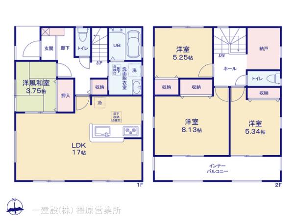 リーブルガーデン葛城市南道穂３期の見取り図