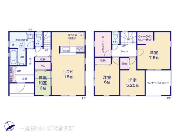 リーブルガーデン新発田御幸町第7の見取り図