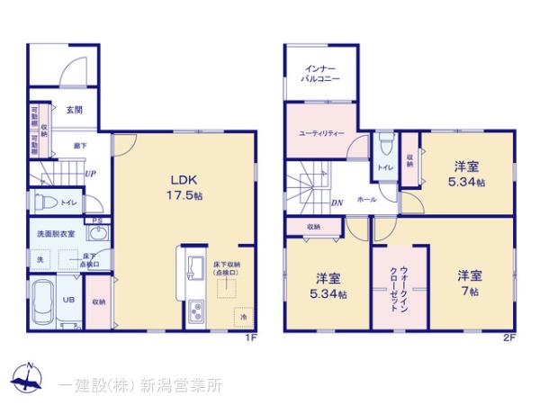 リーブルガーデン東区幸栄第２の見取り図