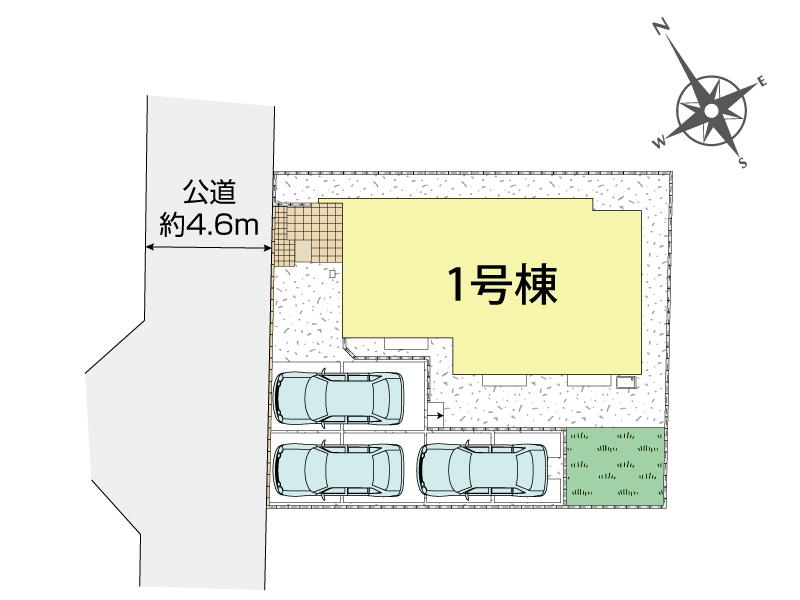 ブルーミングガーデン八千代市八千代台北４丁目２期１棟の見取り図