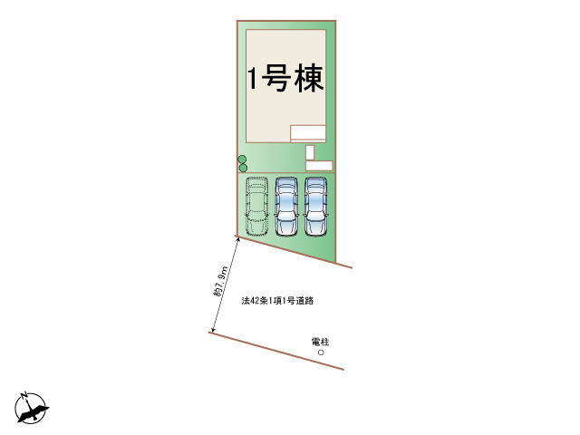 ハートフルタウン(東)小牧市小木東の見取り図