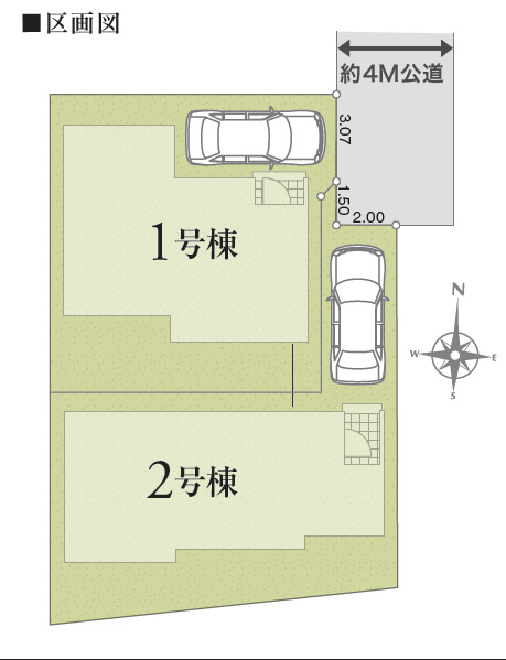 リナージュ練馬区石神井台　第１期の見取り図
