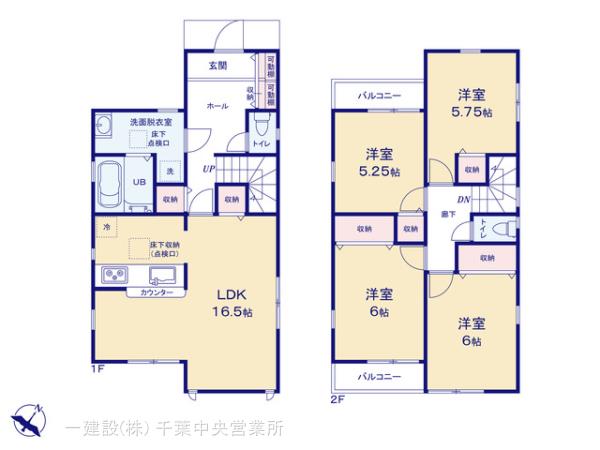 リーブルガーデン飯山満町３丁目の見取り図