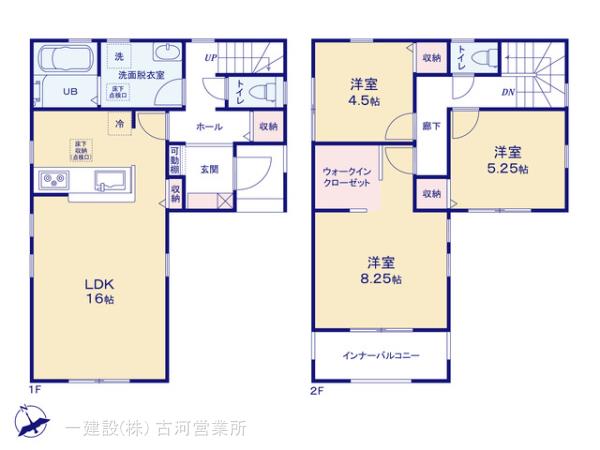 リーブルガーデン久喜久喜東第３の見取り図