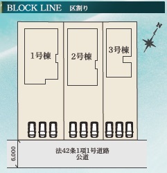 リナージュ神栖市太田２３－１期の見取り図