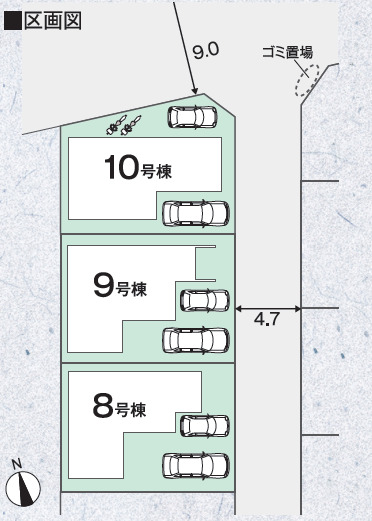 リナージュ泉佐野市長滝　第１期の見取り図