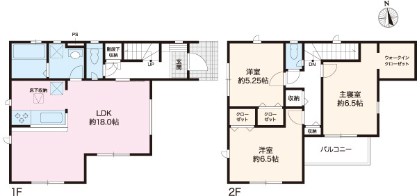 グラファーレ4293高知市針木本町１棟の見取り図