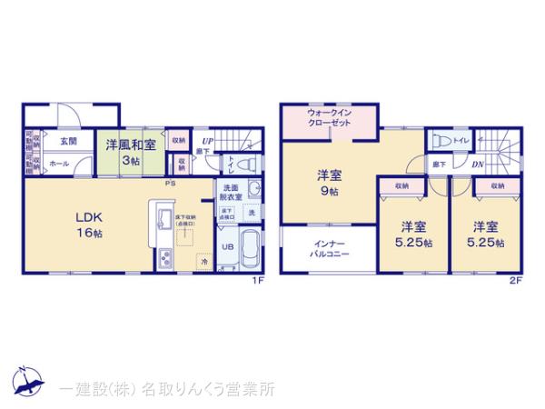 リーブルガーデン青葉区みやぎ台4丁目の見取り図