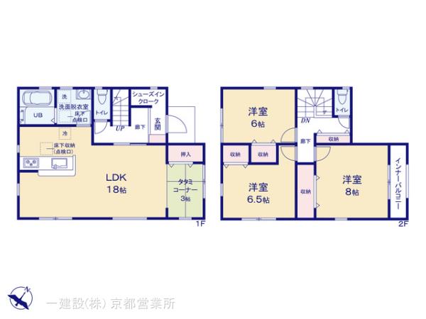 リーブルガーデン大和郡山満願寺町の見取り図