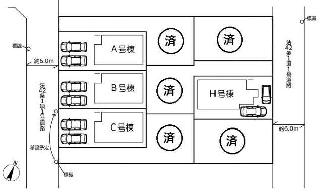 ハートフルタウン(藤沢市)石川3丁目9番の見取り図