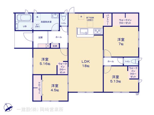 リーブルガーデン豊川第６７金沢町の見取り図