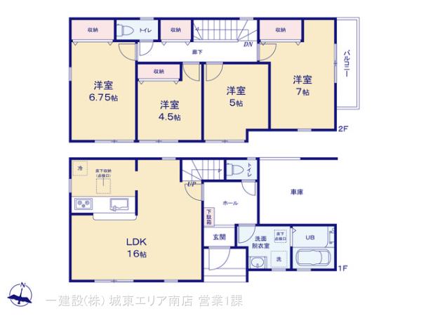 リーブルガーデン江戸川区松本第３の見取り図