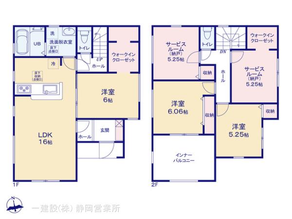 リーブルガーデン焼津市小川新町3丁目の見取り図