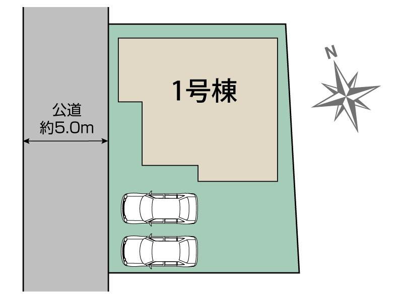 ブルーミングガーデン千葉市花見川区作新台１丁目１棟の見取り図