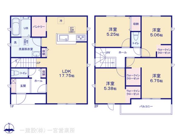 リーブルガーデン一宮市開明駅南の見取り図