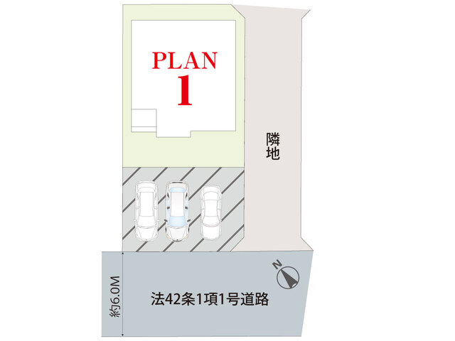 ハートフルタウンつくば市高野台Ⅵの見取り図