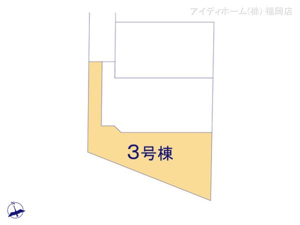 リナージュ久留米市西町２３－１期の見取り図