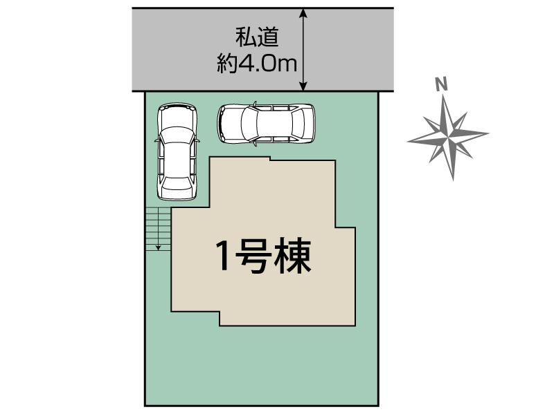 ブルーミングガーデン川崎市麻生区岡上２丁目１棟の見取り図