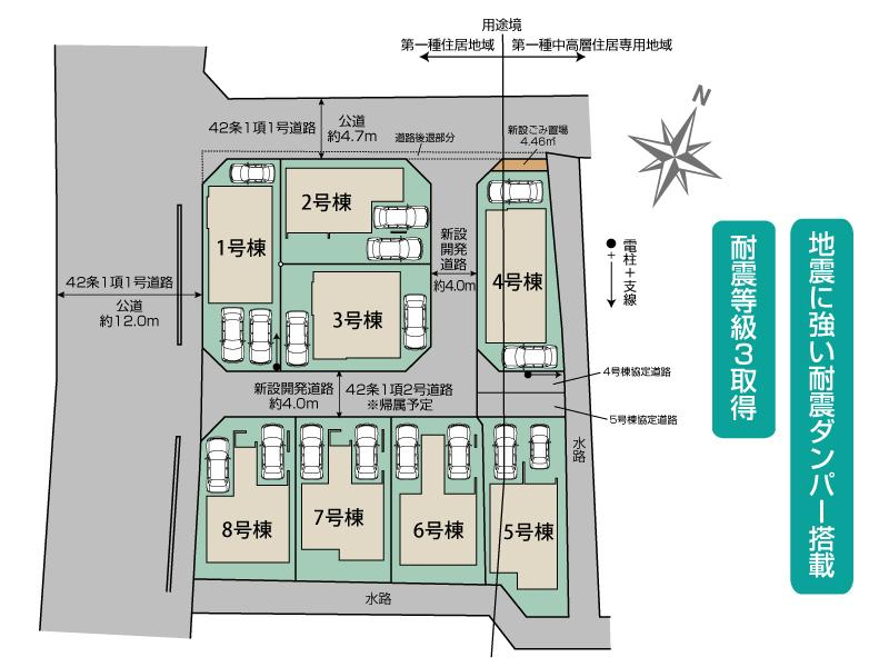  志木市中宗岡2丁目8棟 区画図