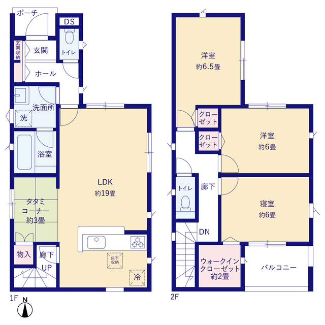 クレイドルガーデン八尾市東山本町 第2の見取り図