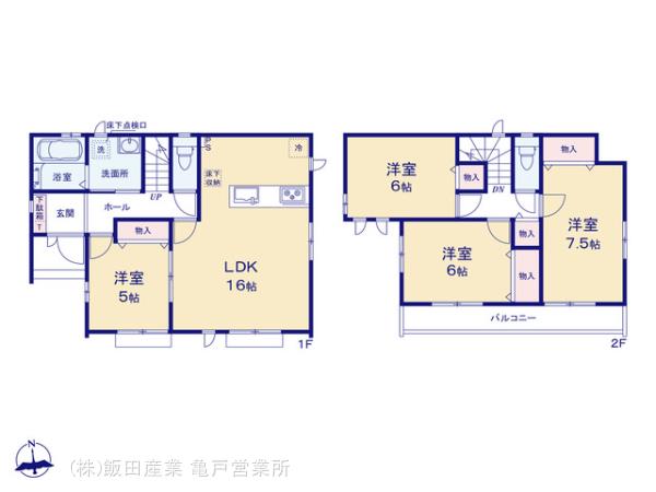 ハートフルタウン松戸市常盤平陣屋前の見取り図