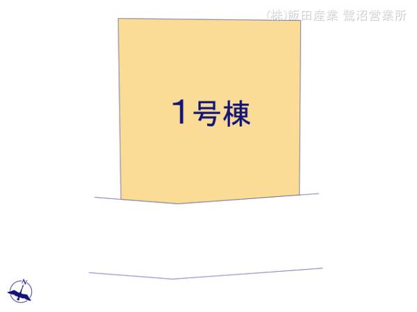 ハートフルタウン藤沢市高倉2474番の見取り図
