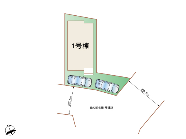 ハートフルタウン横浜市旭区中希望が丘226番の見取り図