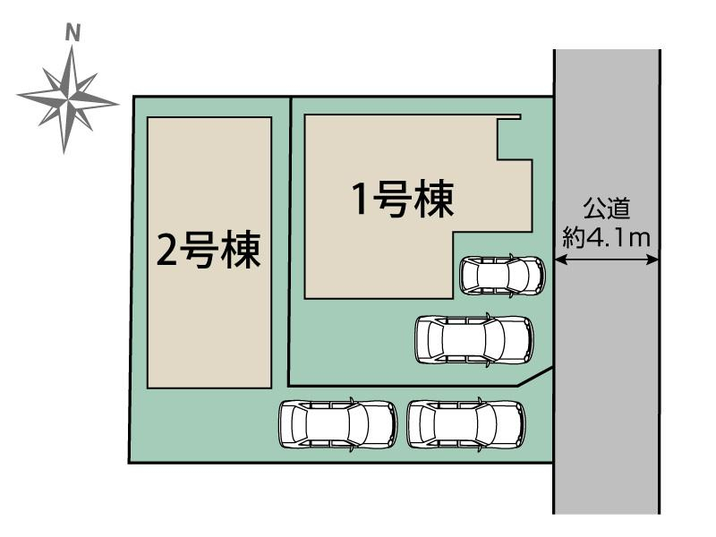 ブルーミングガーデン千葉市中央区松ケ丘町２棟の見取り図