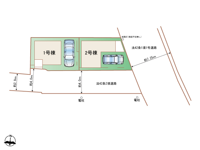 ハートフルタウン中原区新城中町の見取り図