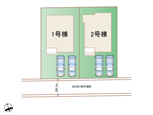 ハートフルタウン多摩区菅仙谷の見取り図