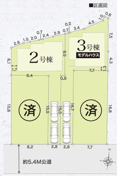 リナージュ堺市東区大美野　第１期の見取り図