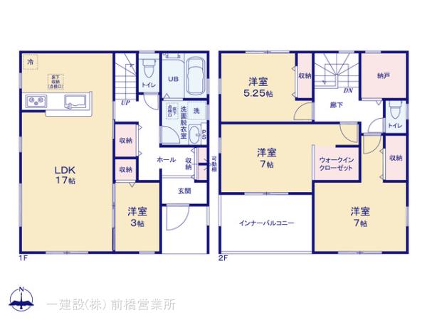リーブルガーデン藤岡市小林第６の見取り図