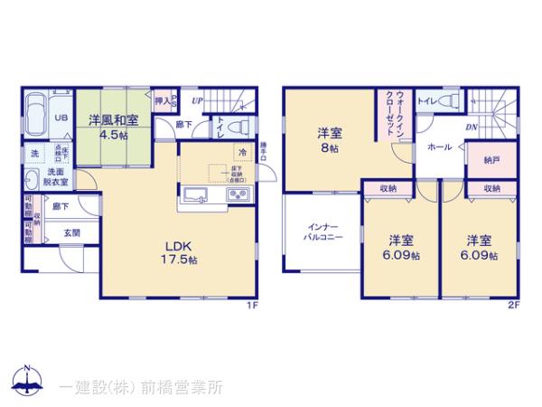 リーブルガーデン高崎市八幡町第５の見取り図
