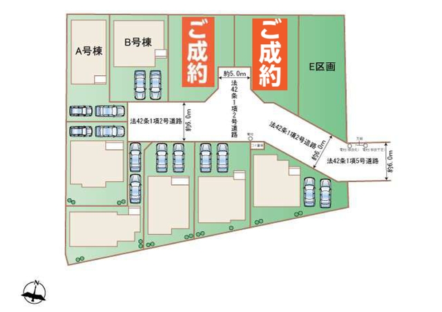 ハートフルタウン清瀬市中里の見取り図