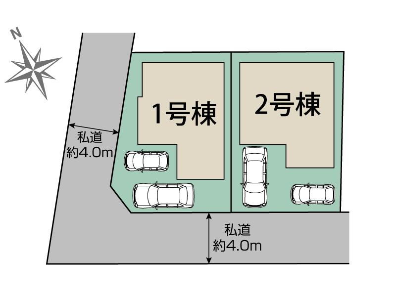 ブルーミングガーデン千葉市稲毛区宮野木町２期２棟の見取り図