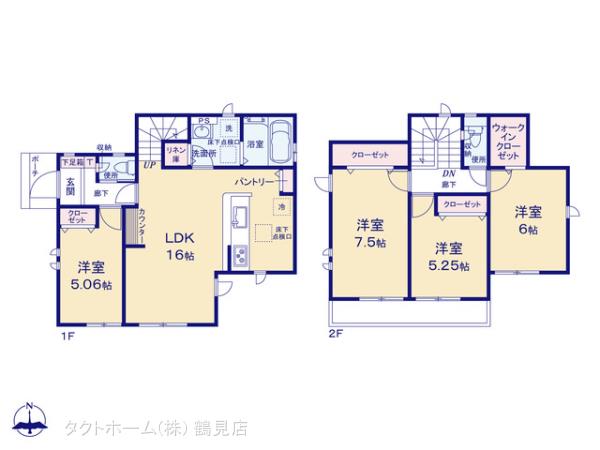 グラファーレ4218相模原市淵野辺本町８期５棟の見取り図