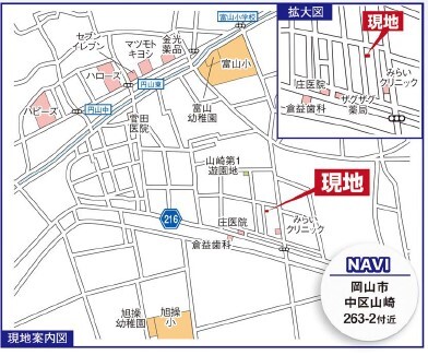 グラファーレ4260岡山市山崎５期１棟の見取り図