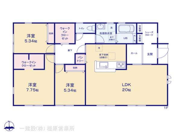 リーブルガーデン広陵町三吉３期の見取り図