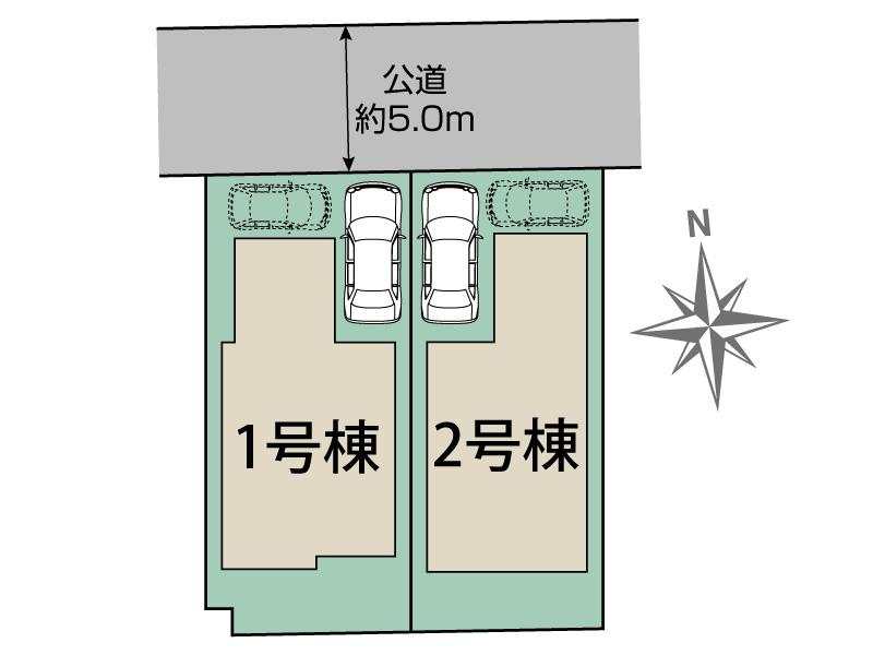 ブルーミングガーデン千葉市若葉区千城台西１丁目２棟の見取り図