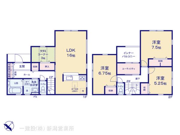 リーブルガーデン江南区稲葉第2の見取り図