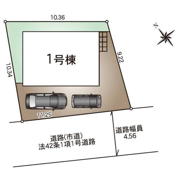 クレイドルガーデン福岡市南区鶴田 第9の見取り図