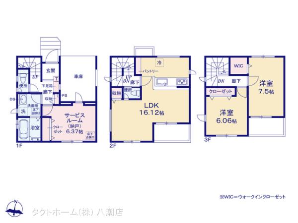 グラファーレ4158上尾市本町３期２棟の見取り図