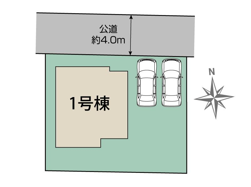 ブルーミングガーデン仙台市太白区日本平１棟の見取り図