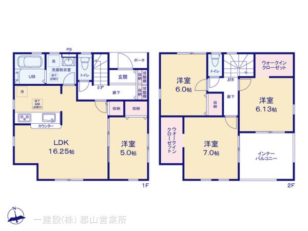 リーブルガーデン森合南上古屋第2の見取り図