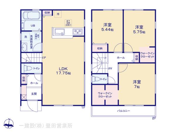 リーブルガーデン豊田市宝来町の見取り図