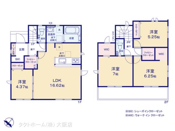 グラファーレ4146宝塚市安倉南４棟の見取り図