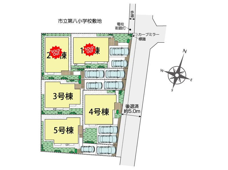 ブルーミングガーデン国分寺市西町５丁目５棟の見取り図
